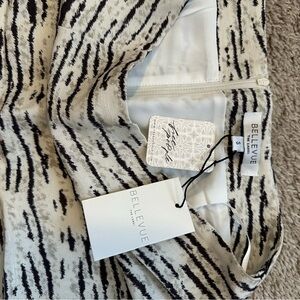 Free People Black, white and grey Skirt